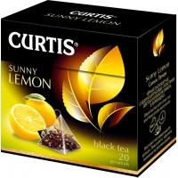 Чай 'CURTIS 'пирамидки 20пак.*1,7гр.*12 Sunny Lemon черный/цедра лимона
