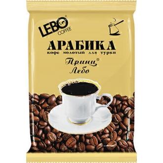 Лебо кофе  100г*50 Молотый  для турки 