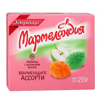 Мармеландия 255г*18 Мармеладное ассорти
