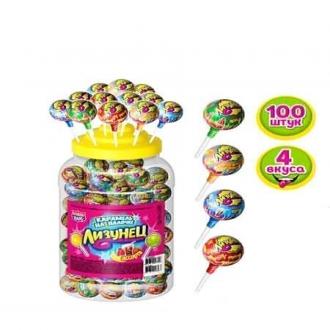 Карамель Канди Клаб 14гр*100*(6бан) Лизунец на палочке