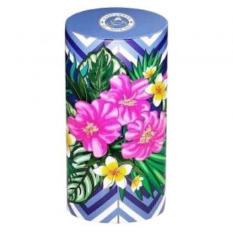 ИМЧ Тропические цветы овал фиолетовая ж/...