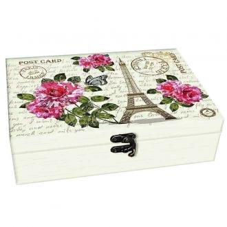 ИМЧ Шкатулка большая с зеркалом Эйфелева...