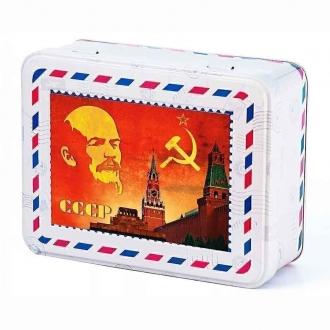 ИМЧ Шкатулка с магнитом СССР Красная пло...