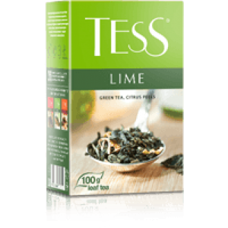 Тесс Чай 100г*15 Лайм зеленый/цедра лайм...
