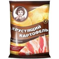 Хрустящий Картофель чипсы "Девочка" 40г*30 Бекон