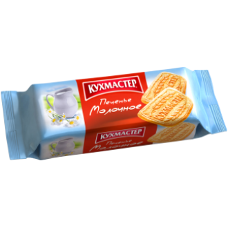 Печенье Кухмастер 170г*24 Молочное