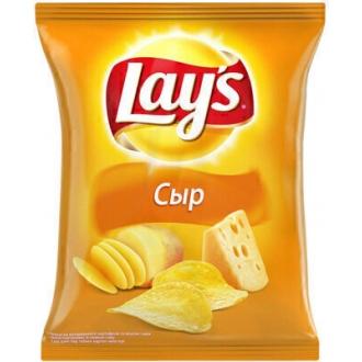 Лейс  140 г*19 чипсы Сыр