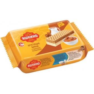 Вафли Яшкино 200г*24 С вар. сгущенкой