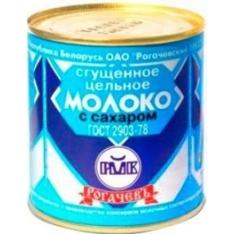 Молоко сгущённое 8,5% ж/б 380г*30 Рогачев