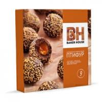 Пирожное"Птифур"Baker House 225г*10 Карамель-арахис