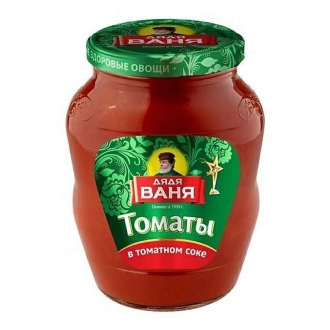 Томаты Дядя Ваня 680 гр*8 Неочищенные в с/с