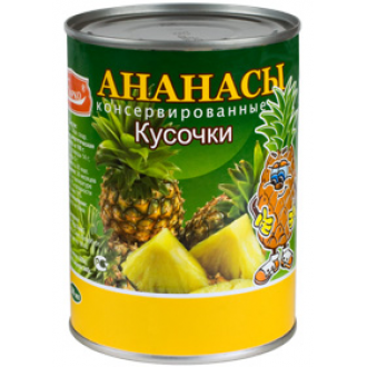 Ананасы кусочки Барко 850гр*24