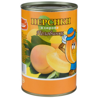 Персики консервированные ж/б 
