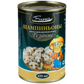 Шампиньоны резаные 