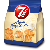Мини-Круассаны 7-DAYS 265г*10 Ваниль