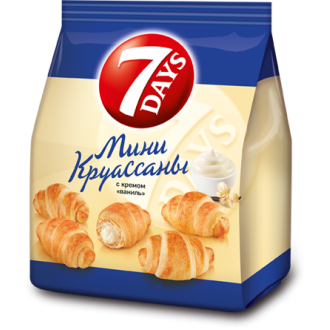 Мини-Круассаны 7-DAYS 265г*10 Ваниль