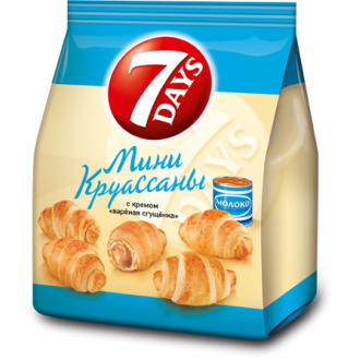 Мини-Круассаны 7-DAYS 265г*10 Варёная сг...