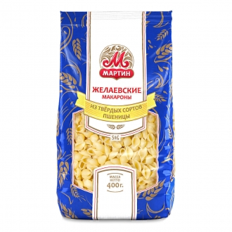 Макаронные изделия Мартин 400г*20 Ракушки