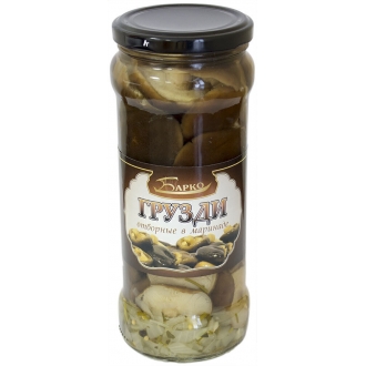 Грибные грузди маринованные