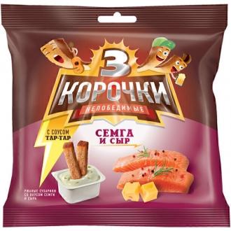 Три Корочки Ржаные+ СОУС 60г+25г*30 