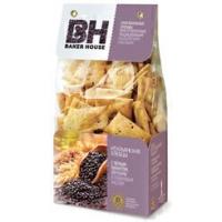 Итальянские хлебцы Baker House с Отрубями,черным кунжутом 250г*7