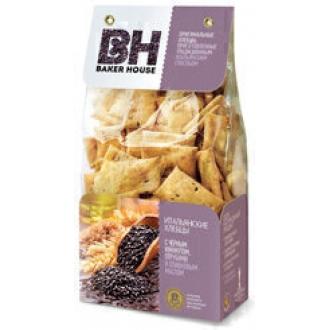 Итальянские хлебцы Baker House с Отрубям...