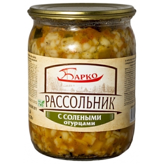 Рассольник с солеными огурцами 