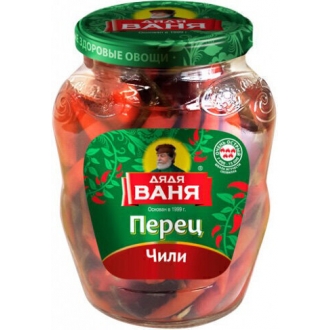 Перец маринованный Чили Дядя Ваня 340г*12