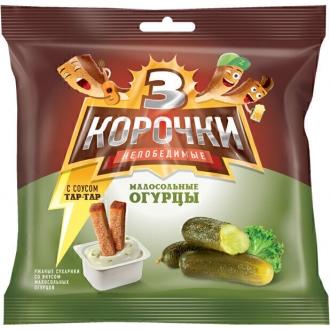 Три Корочки Ржаные+ СОУС 60г+25г*30 