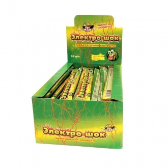 Жевательная конфета  Электрошок 20гр*50*...