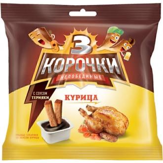 Три Корочки Ржаные+ СОУС 60г+25г*30 