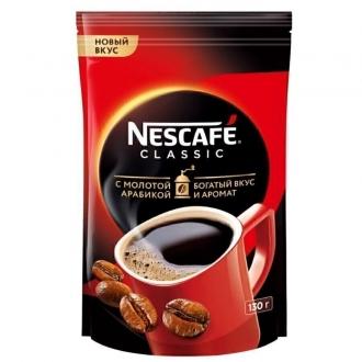 Нескафе Классик ПАКЕТ  130 г*12 кофе с д...