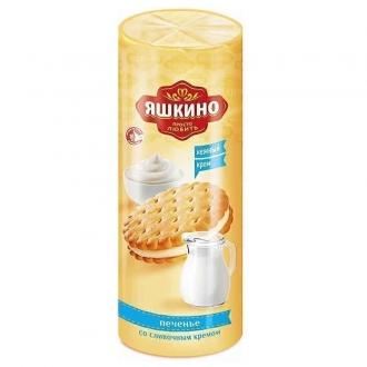 Печенье затяжное Яшкино 190г*20 Сливочны...