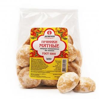 Пряники Мятные 400г*14 (ИП