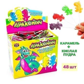 Карамель Канди Клаб 10гр*48*(12бл) Драко...