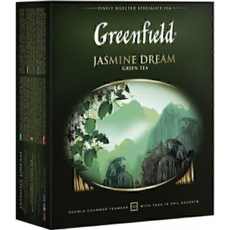 Гринфилд чай 100пак*2г*(9) Жасмин Дрим з...