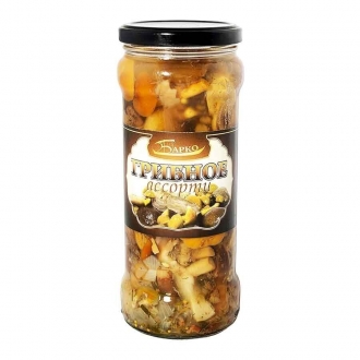 Грибное ассорти маринованное 