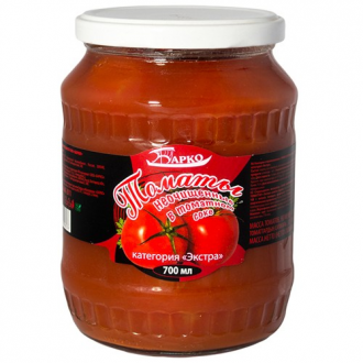 Томаты неочищенные в томатной заливке ГО...