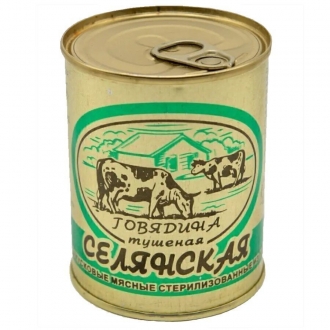 Говядина тушеная Селянская ж/б 338г*45 /...