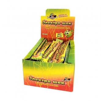 Жевательная конфета  Электрошок 20гр*50*...