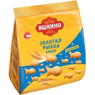 Крекер Яшкино Золотая рыбка 180г*16