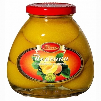 Персики половинки в легком сиропе  