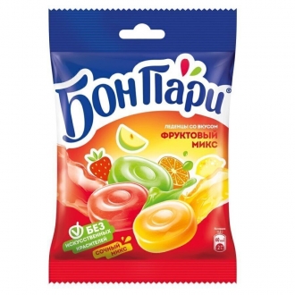 Бон-Пари Карамель Ассорти 75г*12 Леденцы